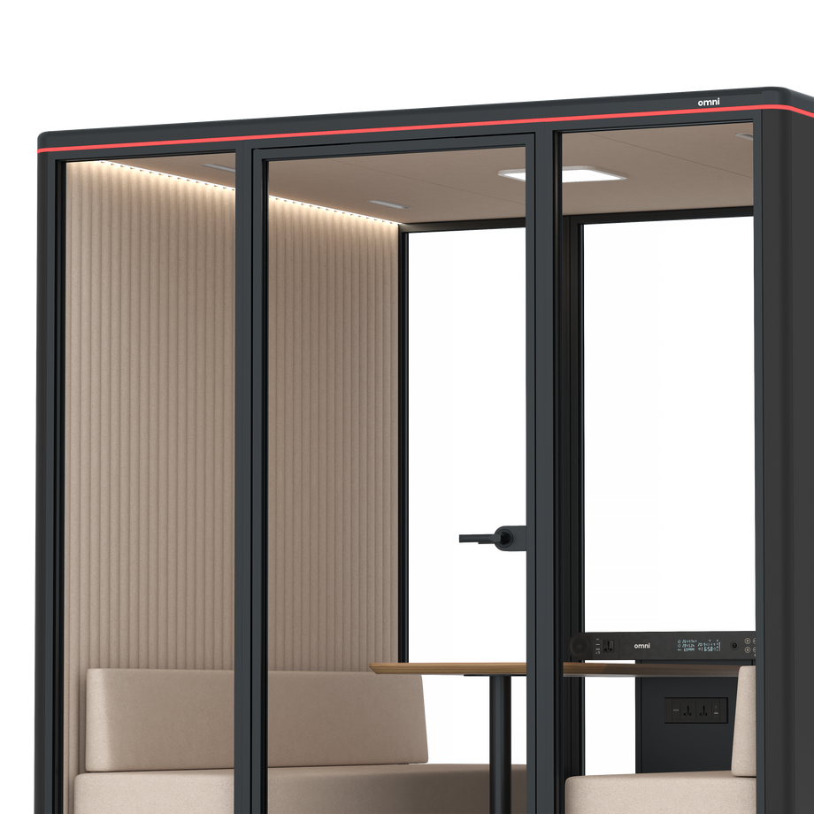 Omni SixSofa / RAL Black / #a18e7e
