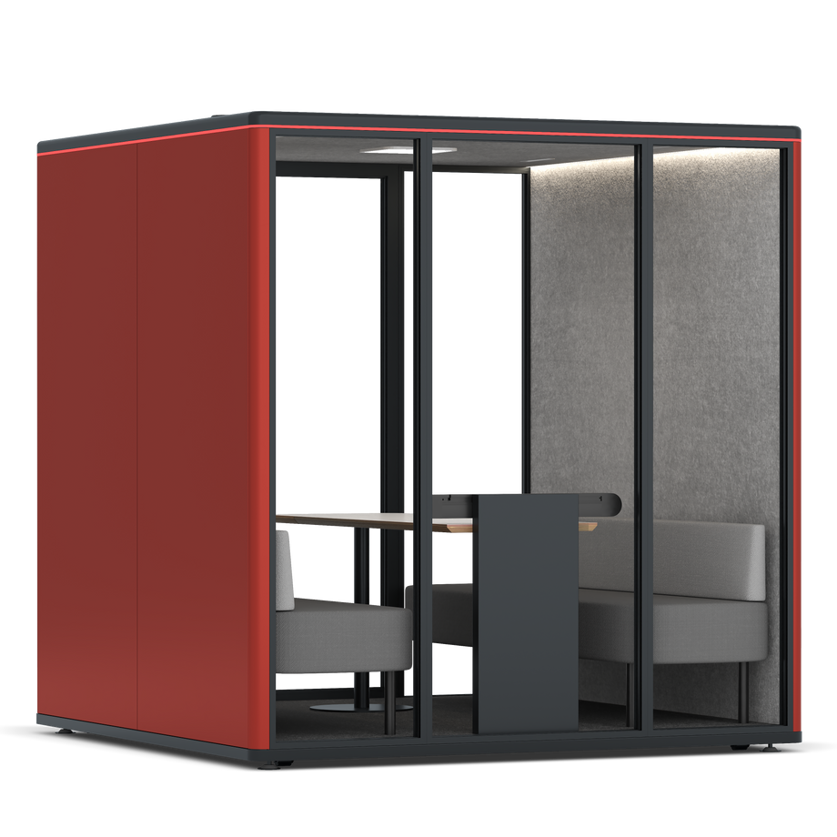 Omni SixSofa / RAL Tomato Red / #a49f98