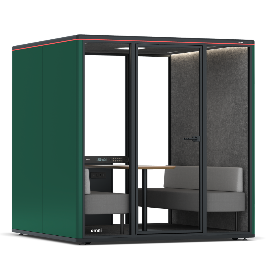 Omni SixSofa / RAL Moss Green / #615f5d