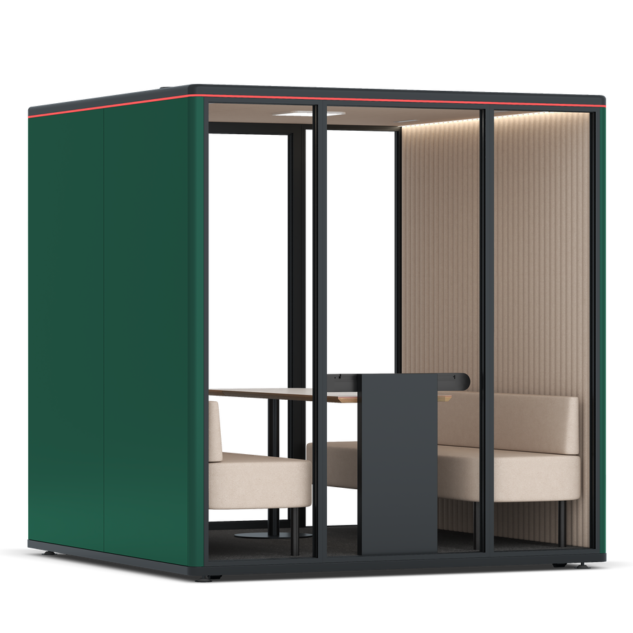 Omni SixSofa / RAL Moss Green / #a18e7e