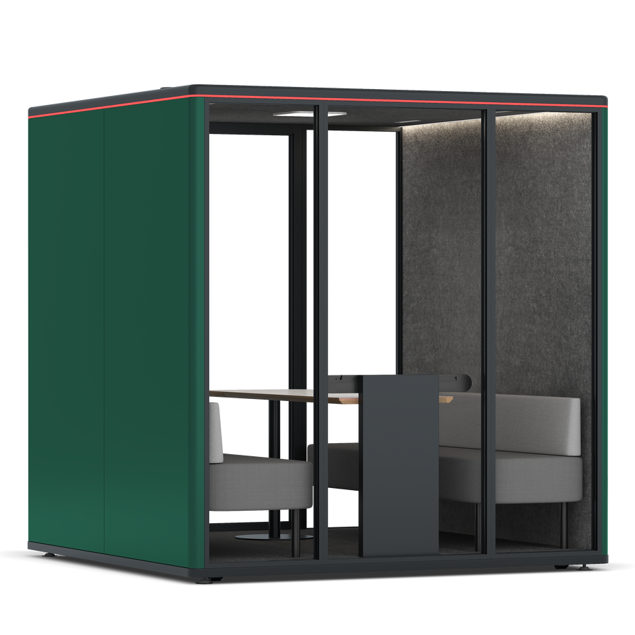 Omni SixSofa / RAL Moss Green / #615f5d