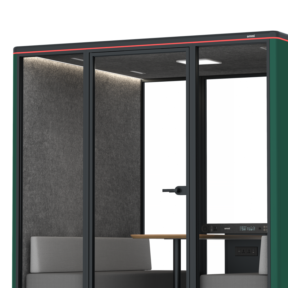 Omni SixSofa / RAL Moss Green / #615f5d