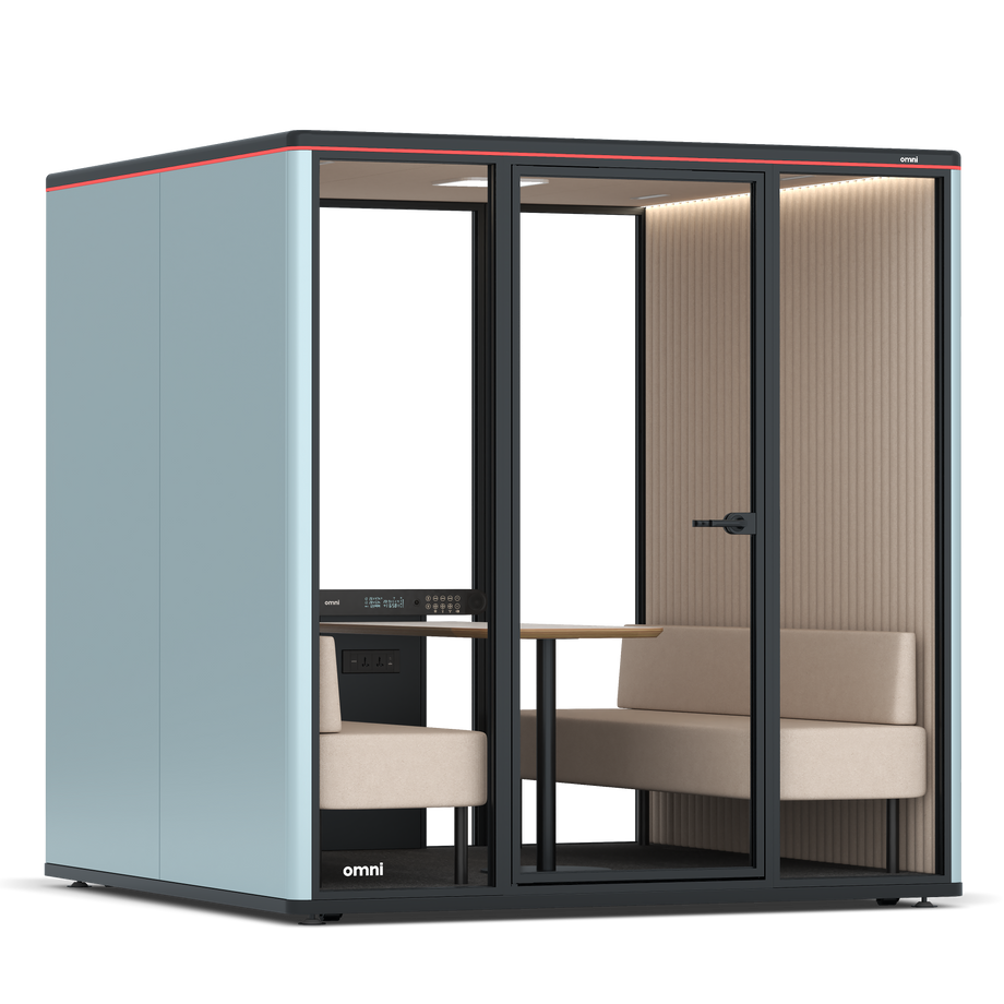 Omni SixSofa / RAL Grey Blue / #a18e7e