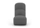 Byorne High Back Sofa Module shown in dusty teal, dark grey and pebble grey upholstery, featuring an elevated backrest that creates privacy and visual structure within modern interiors. Designed as part of a modular seating system, the unit includes durable commercial-grade fabric with strong abrasion resistance and colour fastness, high-density moulded foam for lasting comfort, a built-in welded steel frame for stability and injection-moulded nylon legs. 