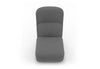 Byorne High Back Sofa Module shown in dusty teal, dark grey and pebble grey upholstery, featuring an elevated backrest that creates privacy and visual structure within modern interiors. Designed as part of a modular seating system, the unit includes durable commercial-grade fabric with strong abrasion resistance and colour fastness, high-density moulded foam for lasting comfort, a built-in welded steel frame for stability and injection-moulded nylon legs. 