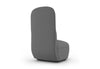 Byorne High Back Sofa Module shown in dusty teal, dark grey and pebble grey upholstery, featuring an elevated backrest that creates privacy and visual structure within modern interiors. Designed as part of a modular seating system, the unit includes durable commercial-grade fabric with strong abrasion resistance and colour fastness, high-density moulded foam for lasting comfort, a built-in welded steel frame for stability and injection-moulded nylon legs. 