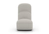 Byorne High Back Sofa Module shown in dusty teal, dark grey and pebble grey upholstery, featuring an elevated backrest that creates privacy and visual structure within modern interiors. Designed as part of a modular seating system, the unit includes durable commercial-grade fabric with strong abrasion resistance and colour fastness, high-density moulded foam for lasting comfort, a built-in welded steel frame for stability and injection-moulded nylon legs. 