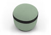 Byorne Pouf upholstered in premium linen fabric, available in dusty teal, dark grey and pebble grey, designed to add flexible comfort to living rooms, bedrooms and lounge spaces. Featuring a supportive moulded foam cushion for lasting shape retention, a natural rubberwood leg with an eco-friendly and durable abrasion-resistant upholstery, it functions as a comfortable seat, footrest or accent piece while complementing modern and relaxed interior settings.