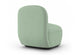 Byorne Low Back Sofa Module in dusty teal, dark grey and pebble grey finishes, featuring a sculpted low-profile silhouette with foam-moulded cushioning and durable linen fabric upholstery. Built on a welded steel internal frame for lasting support, this modular seating unit is designed to connect seamlessly with other Byorne components to create flexible lounge layouts for offices, reception spaces and contemporary hospitality interiors.