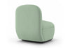 Byorne Low Back Sofa Module in dusty teal, dark grey and pebble grey finishes, featuring a sculpted low-profile silhouette with foam-moulded cushioning and durable linen fabric upholstery. Built on a welded steel internal frame for lasting support, this modular seating unit is designed to connect seamlessly with other Byorne components to create flexible lounge layouts for offices, reception spaces and contemporary hospitality interiors.
