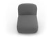 Byorne Low Back Sofa Module in dusty teal, dark grey and pebble grey finishes, featuring a sculpted low-profile silhouette with foam-moulded cushioning and durable linen fabric upholstery. Built on a welded steel internal frame for lasting support, this modular seating unit is designed to connect seamlessly with other Byorne components to create flexible lounge layouts for offices, reception spaces and contemporary hospitality interiors.