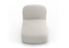 Byorne Low Back Sofa Module in dusty teal, dark grey and pebble grey finishes, featuring a sculpted low-profile silhouette with foam-moulded cushioning and durable linen fabric upholstery. Built on a welded steel internal frame for lasting support, this modular seating unit is designed to connect seamlessly with other Byorne components to create flexible lounge layouts for offices, reception spaces and contemporary hospitality interiors.