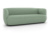 Byorne Sofa upholstered in soft fabric, available in dusty teal, dark grey and pebble grey, designed to create a warm and inviting seating experience in living rooms, lounges and open-plan spaces. Featuring high-density moulded foam cushioning for lasting comfort and shape retention, a welded steel internal frame for dependable strength and injection-moulded nylon legs for lightweight stability, it combines everyday durability with a clean, modern aesthetic suited to residential and commercial environments.