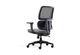 Støtte Flex Task Chair in grey with a midnight-blue frame shown on a white background, featuring a breathable Korean mesh back, moulded-foam fabric seat, midnight-blue 3D nylon armrests and a smooth synchro mechanism with multiple locking positions. Designed for ergonomic performance in modern offices, the chair includes a Class-4 Samhongsa gas lift, a durable black nylon base and black PU castors for stable, high-mobility seating.