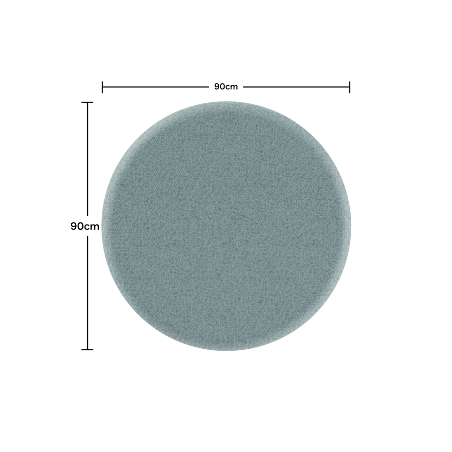 Acoustic Ceiling PanelTeal / Round / 90cm by 90cm