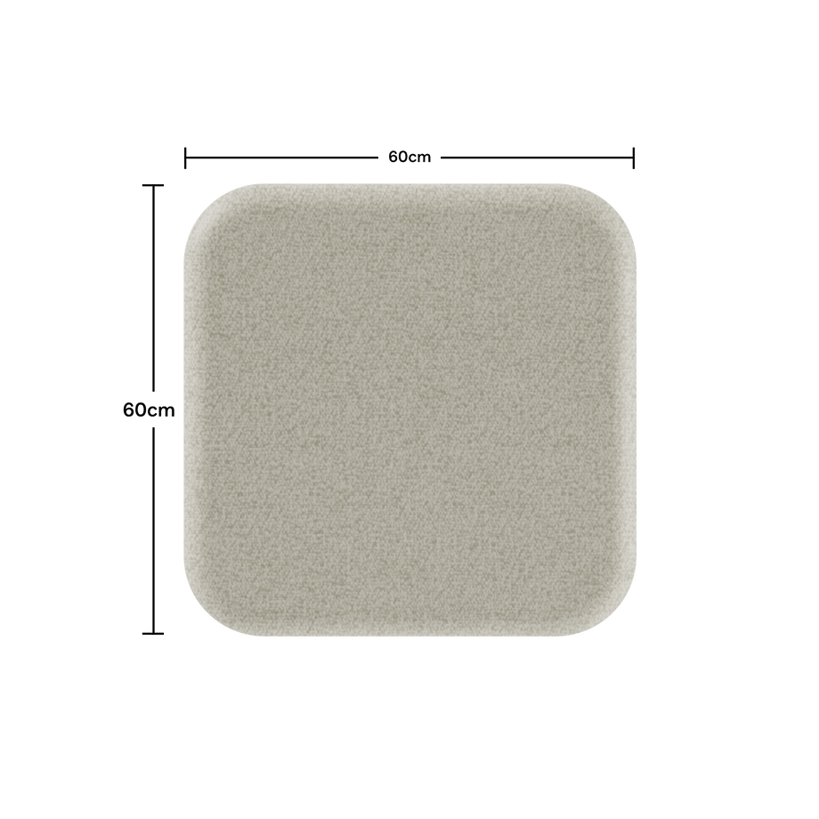 Acoustic Ceiling PanelBeige / Square / 60cm by 60cm