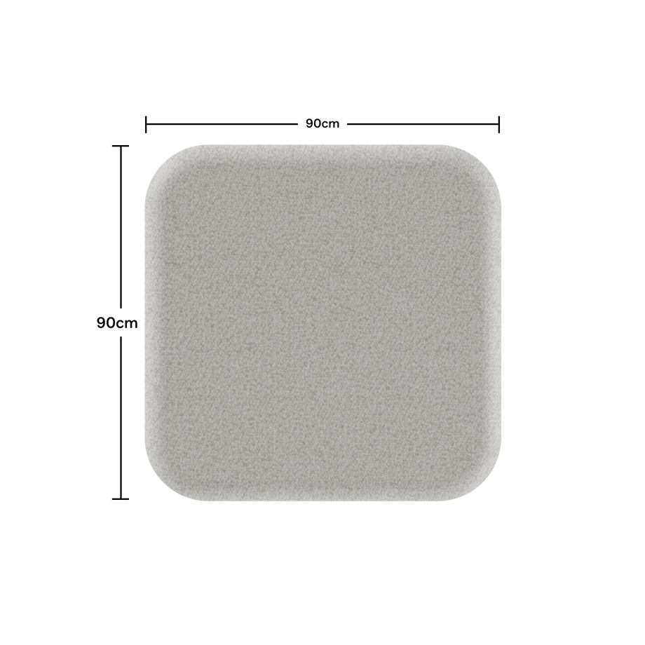 Acoustic Ceiling PanelPebble Grey / Square / 90cm by 90cm