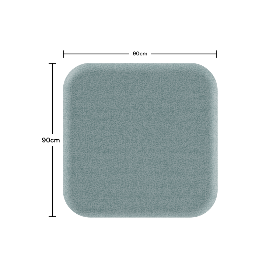 Acoustic Ceiling PanelTeal / Square / 90cm by 90cm
