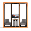 Quell+ - 4 persoons vergadercabine