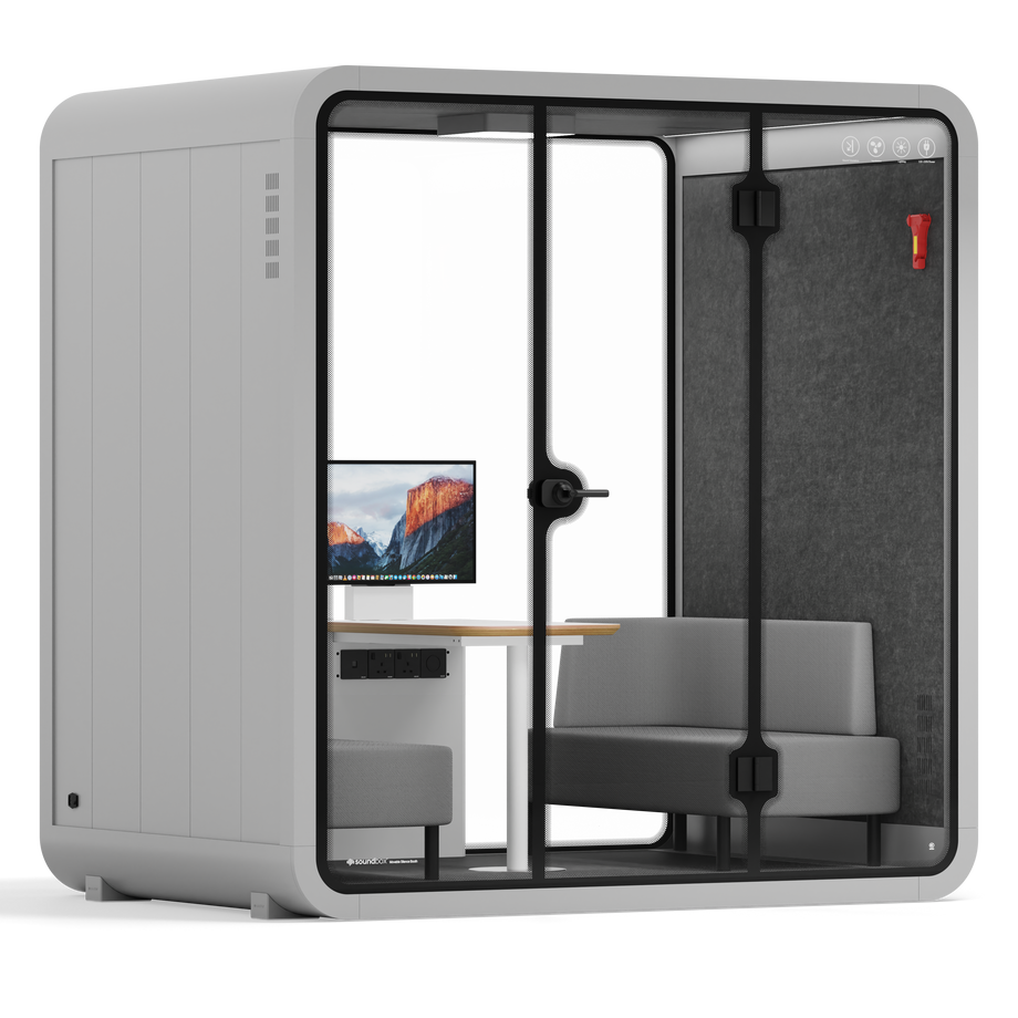 Quell - Stánek pro 4 osobyLight Grey / Dark Grey / Delux