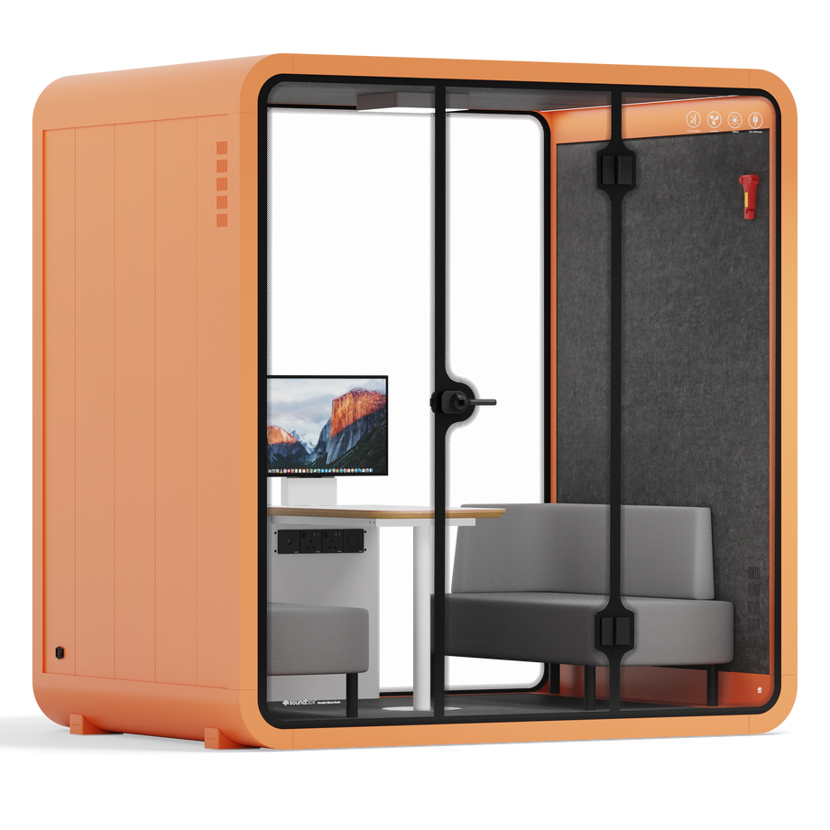 Quell - Stánek pro 4 osobyOrange / Dark Grey / Delux