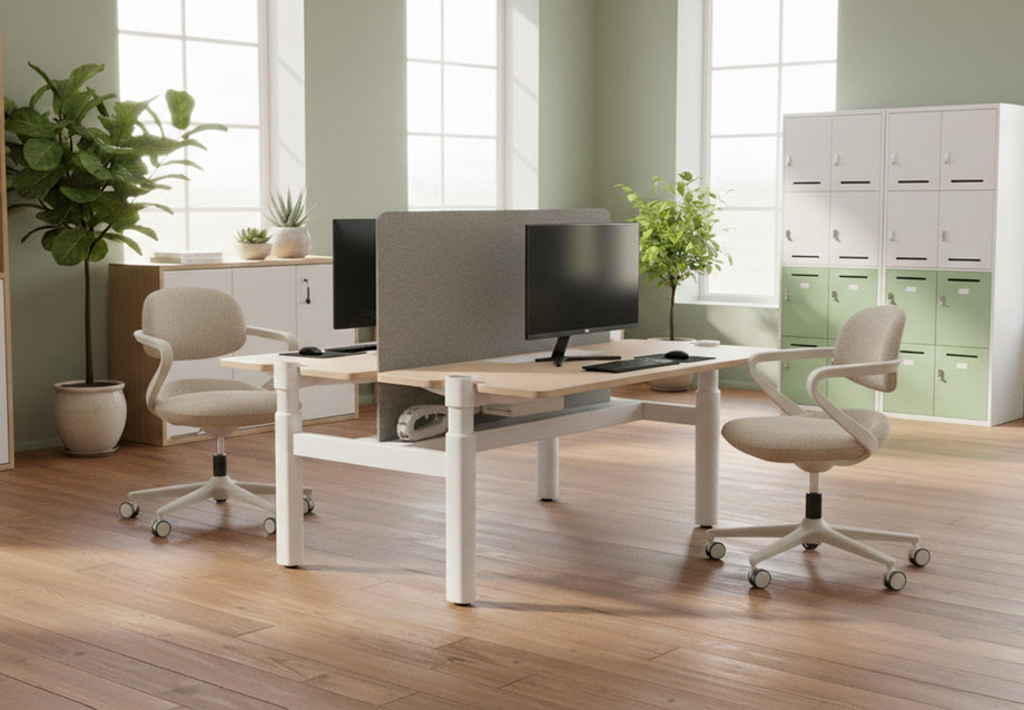 Vivo Up 7Matte White / Dark Wood / Sage Green