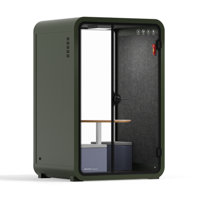 Office Phone Booth Quell - 2 persone - Con Mobili