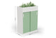 Moda Planter Filing Cabinet on a white background with dimensions Width 900mm × Depth 450mm × Height 1290mm. The modern cabinet features a durable powder-coated surface, high-quality slide rails, front lock, and casters, providing practical and stylish storage for office and collaborative workspaces.
