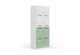 Moda Office Locker shown on a white background. This modern office storage unit features a durable electrostatic powder-coated surface, ABS handles, and a secure front lock, providing practical, stylish, and functional storage for workplaces, collaborative spaces, and modern office environments.