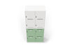 Moda Office Locker shown on a white background. This modern office storage unit features a durable electrostatic powder-coated surface, ABS handles, and a secure front lock, providing practical, stylish, and functional storage for workplaces, collaborative spaces, and modern office environments.