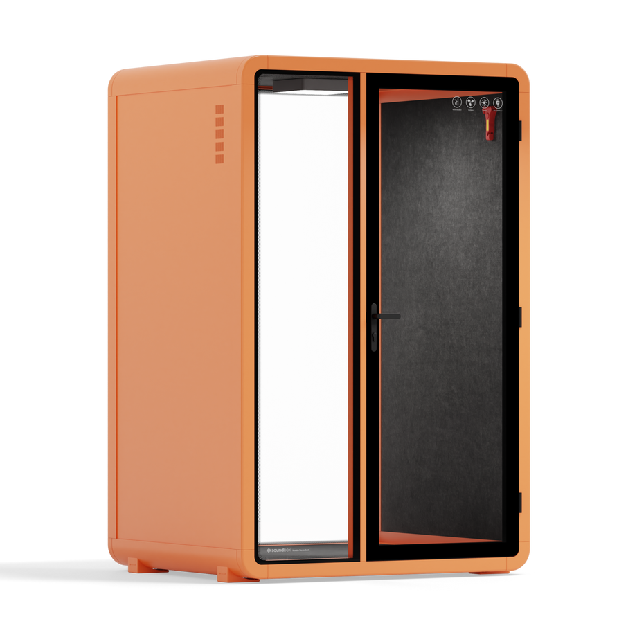 Quell+ - 2 Person PodOrange / Dark Gray / No Furniture