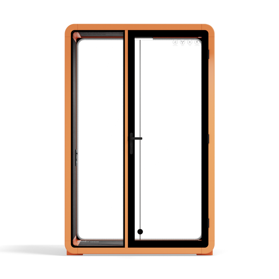 Quell+ - 2 Person PodOrange / Dark Gray / No Furniture