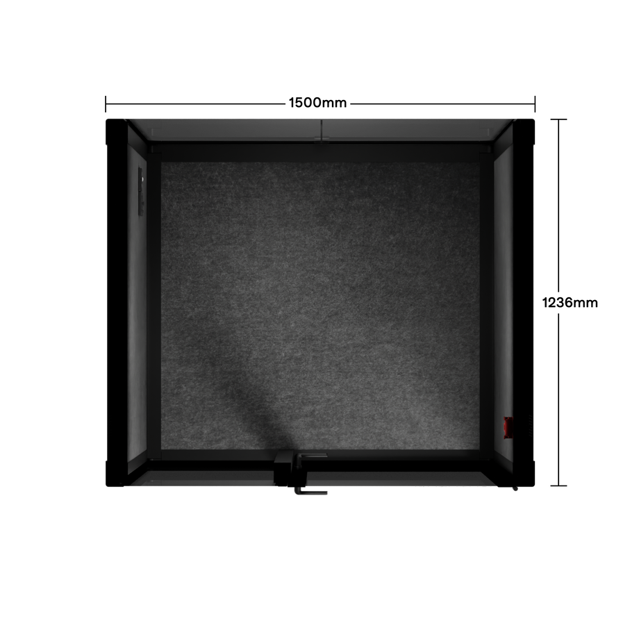 Quell+ - 2 Person PodBlack / Dark Gray / No Furniture