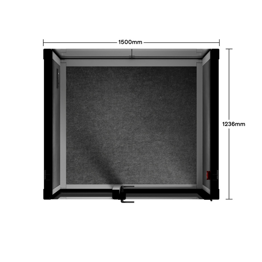 Quell+ - 2 Person PodLight Grey / Dark Gray / No Furniture