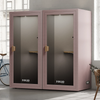 blush office phone booth folio stand up no stool soundbox store