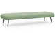 Omni Collaborative Soft Seating for reception areas, breakout spaces and open-plan offices, featuring a large upholstered bench design for shared seating and team collaboration. Finished in durable polyester fabric with a cushioned surface for all-day comfort, this office lounge bench includes a built-in power socket, making it ideal for flexible working, waiting areas and modern workplace environments.