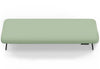 Omni Collaborative Soft Seating for reception areas, breakout spaces and open-plan offices, featuring a large upholstered bench design for shared seating and team collaboration. Finished in durable polyester fabric with a cushioned surface for all-day comfort, this office lounge bench includes a built-in power socket, making it ideal for flexible working, waiting areas and modern workplace environments.