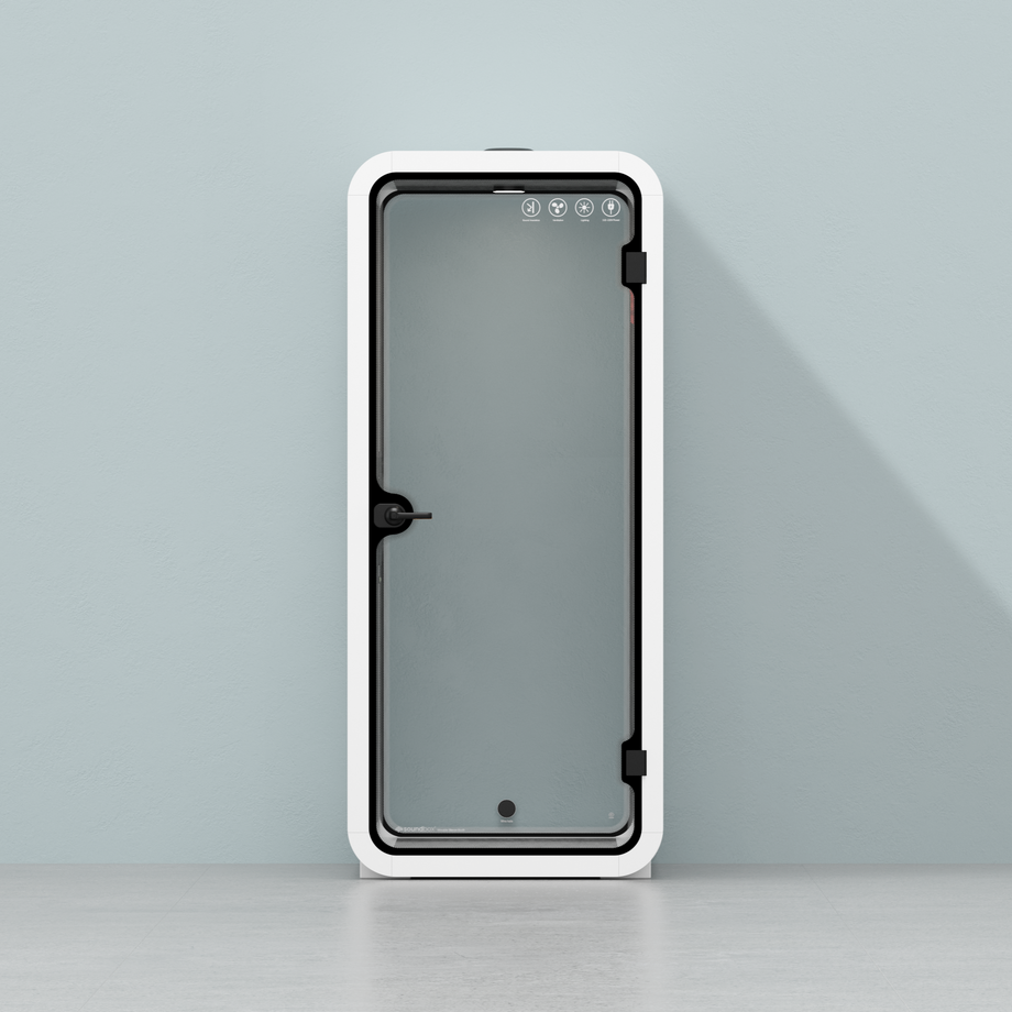 Office Pod Quell FlexWhite / Dark Grey / No Furniture