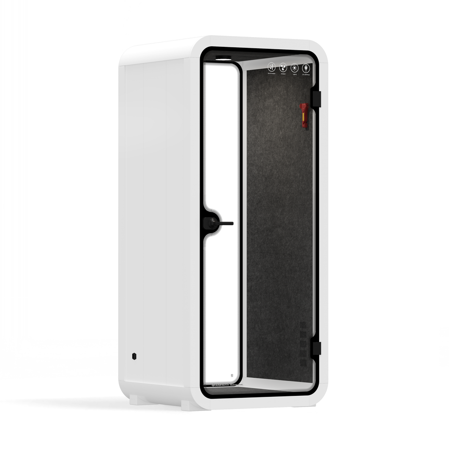 Office Pod Quell FlexWhite / Dark Grey / No Furniture