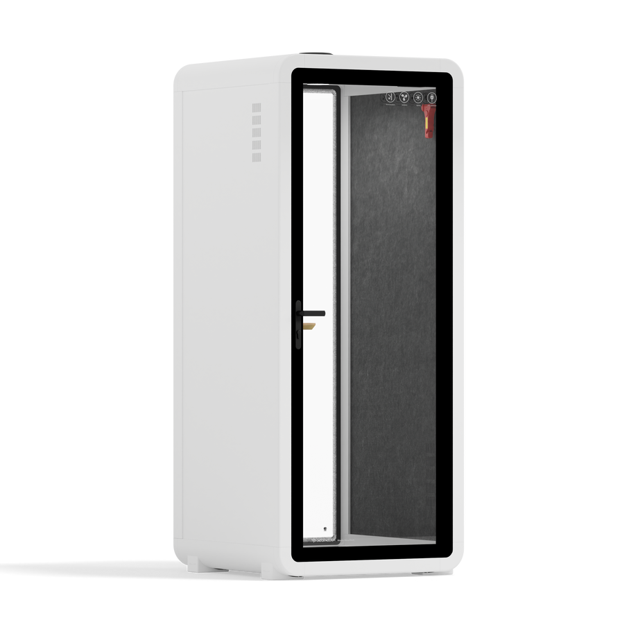 Quell - Flex - collega - soloWhite / Dark Grey / No Furniture