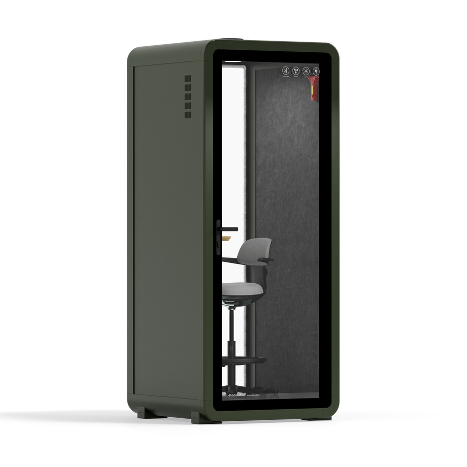 Quell - Flex - collega - soloDark Green / Dark Grey / With Furniture