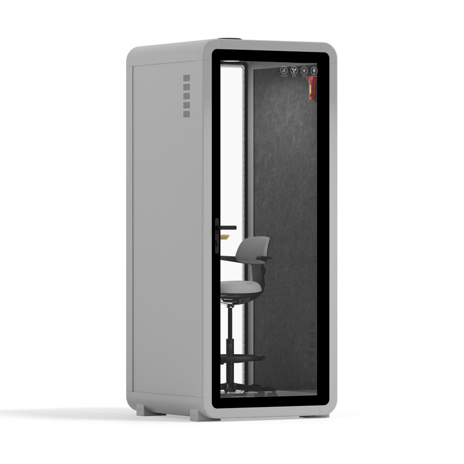 Quell - Flex - collega - soloLight Grey / Dark Grey / With Furniture