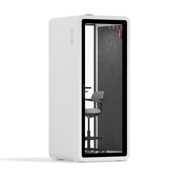Quell - Flex - collega - soloWhite / Dark Grey / With Furniture