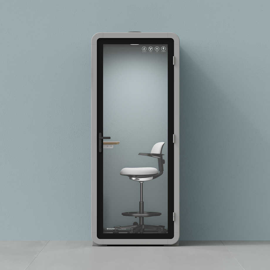 Quell - Flex - collega - soloLight Grey / Dark Grey / With Furniture