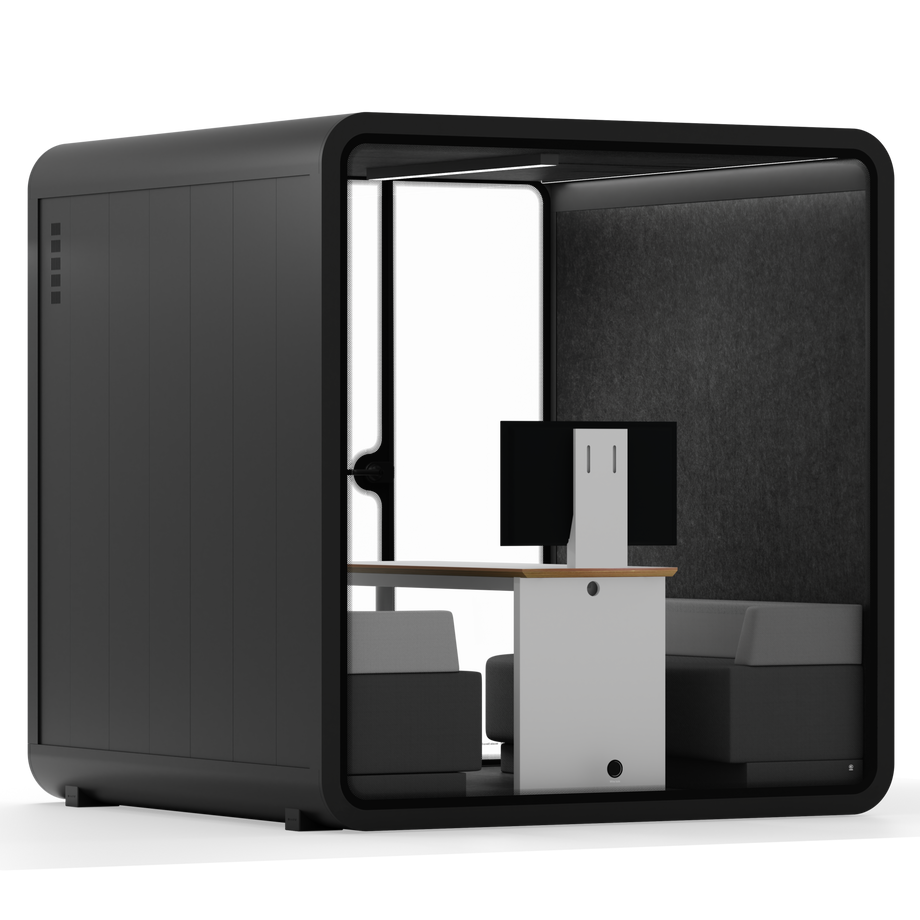 Møde stand Quell - 6 personBlack / Dark Grey / Furniture Set 1