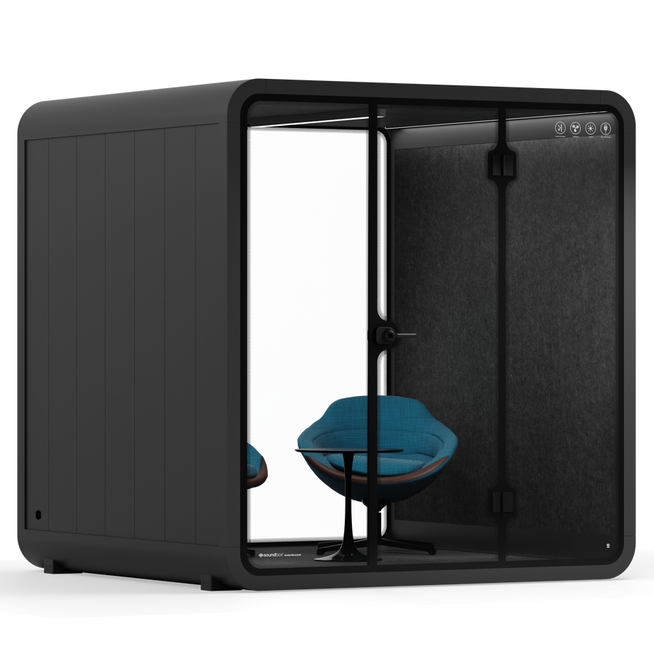 Møde stand Quell - 6 personBlack / Dark Grey / Furniture Set 2