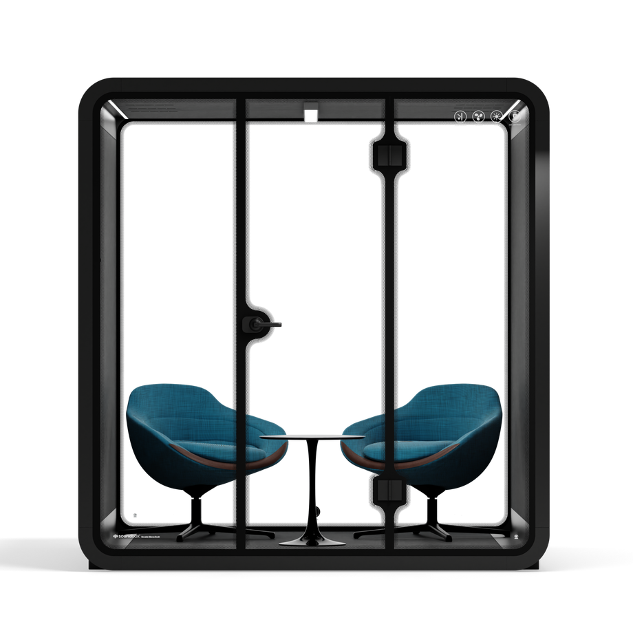 Møde stand Quell - 6 personBlack / Dark Grey / Furniture Set 2