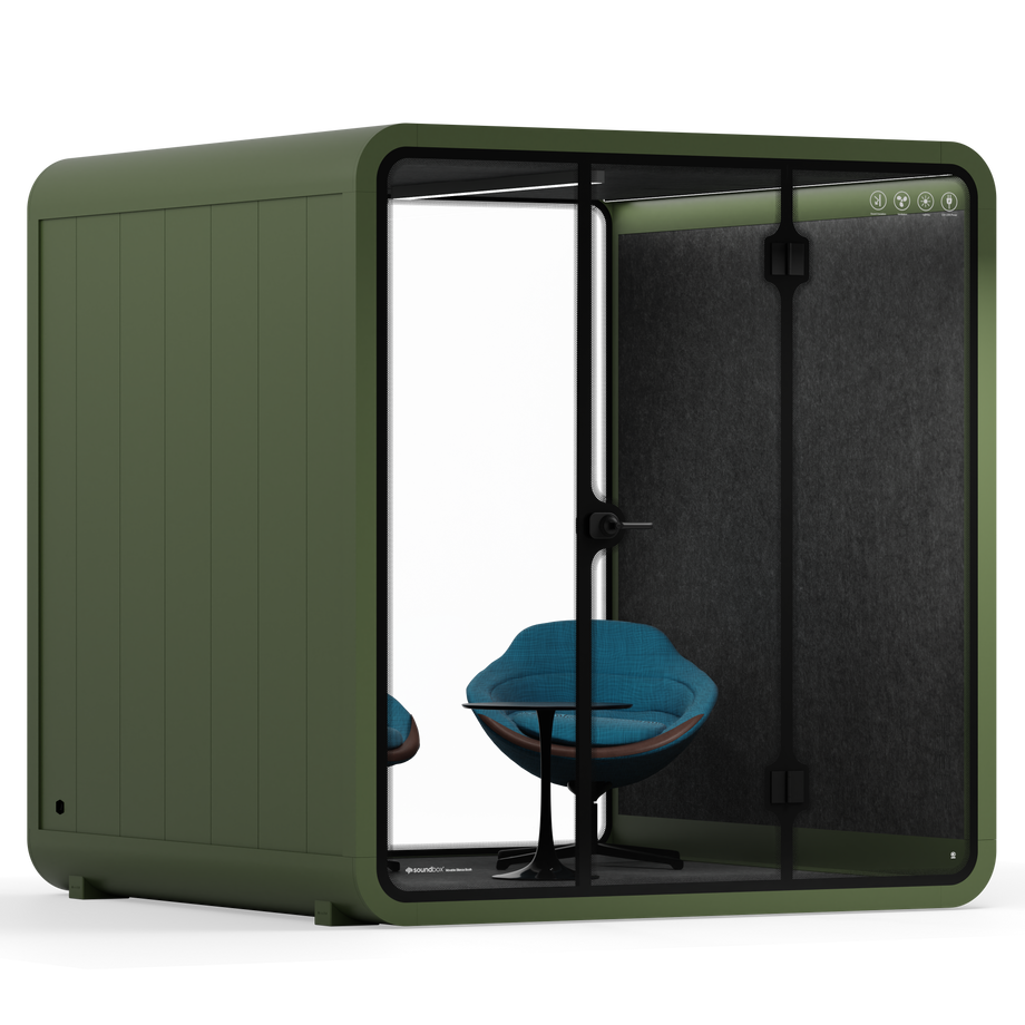 Møde stand Quell - 6 personDark Green / Dark Grey / Furniture Set 2