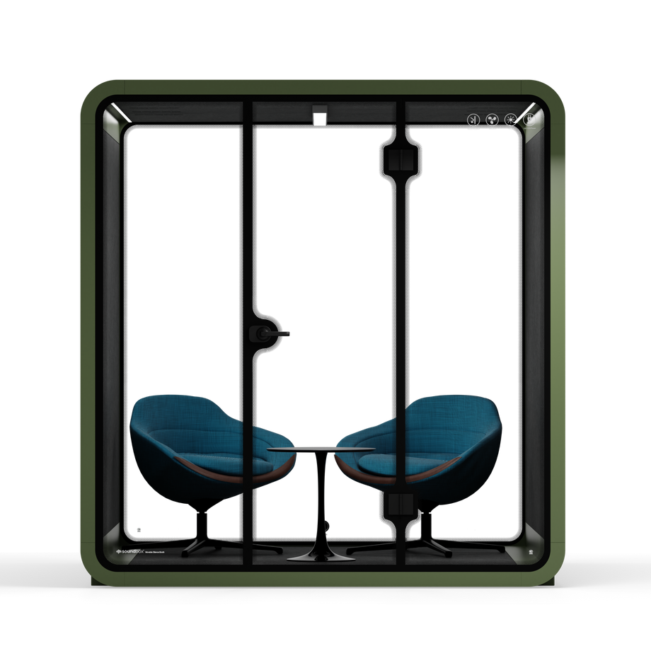 Møde stand Quell - 6 personDark Green / Dark Grey / Furniture Set 2