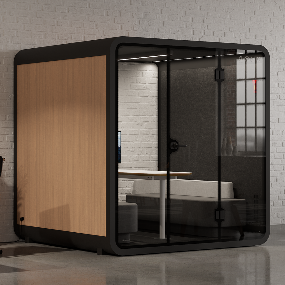 Møde stand Quell - 6 personWooden / Dark Grey / Furniture Set 1